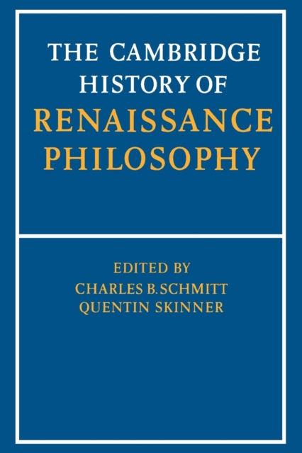 The Cambridge History of Renaissance Philosophy, Paperback / softback Book