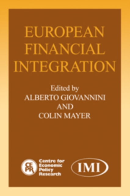 European Financial Integration, Hardback Book