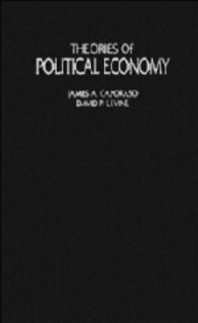 Theories of Political Economy, Hardback Book