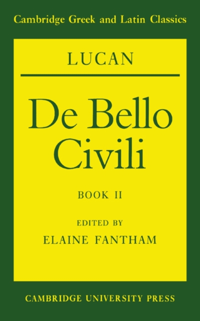 Lucan: De bello civili Book II, Paperback / softback Book