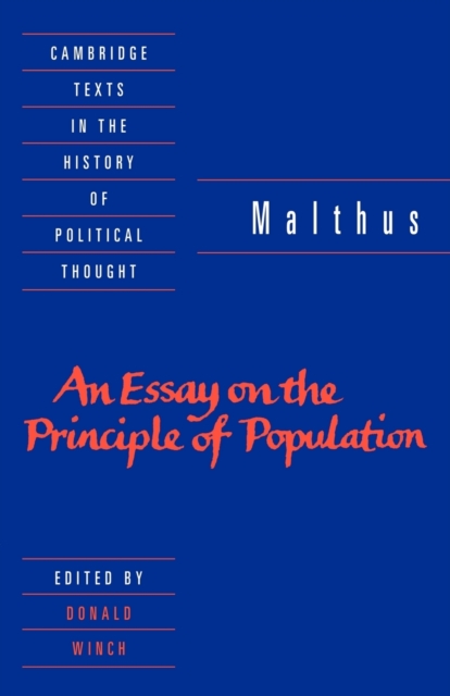 Malthus: 'An Essay on the Principle of Population', Paperback / softback Book