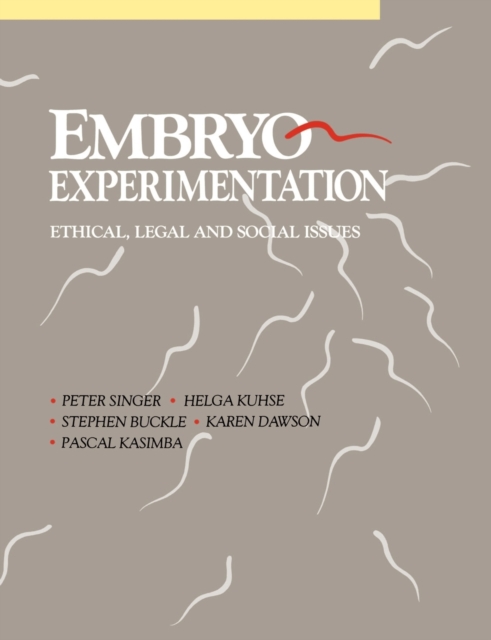 Embryo Experimentation, Paperback / softback Book