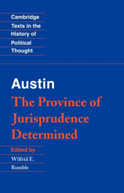 Austin: The Province of Jurisprudence Determined, Paperback / softback Book