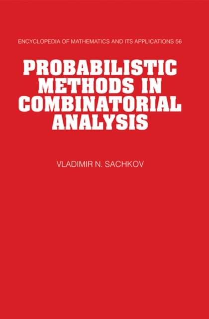 Probabilistic Methods in Combinatorial Analysis, Hardback Book
