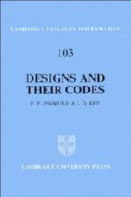 Designs and their Codes, Paperback / softback Book