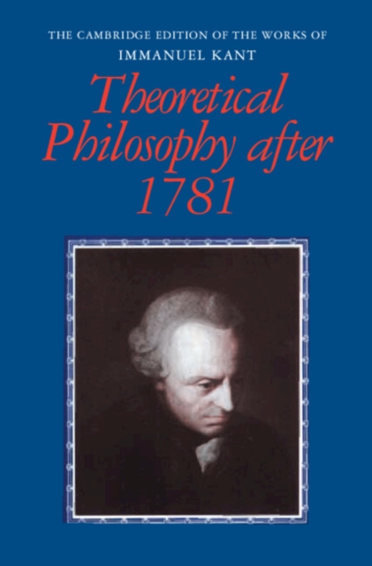 Theoretical Philosophy after 1781, Hardback Book