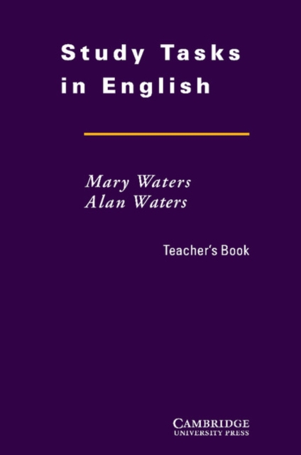 Study Tasks in English Teacher's Book, Paperback / softback Book