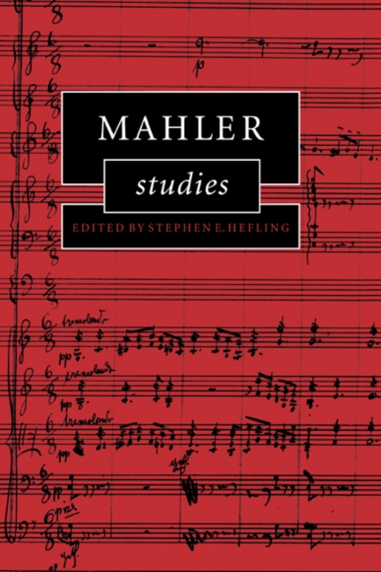 Mahler Studies, Hardback Book