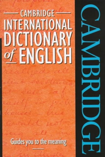 Cambridge International Dictionary of English, Hardback Book