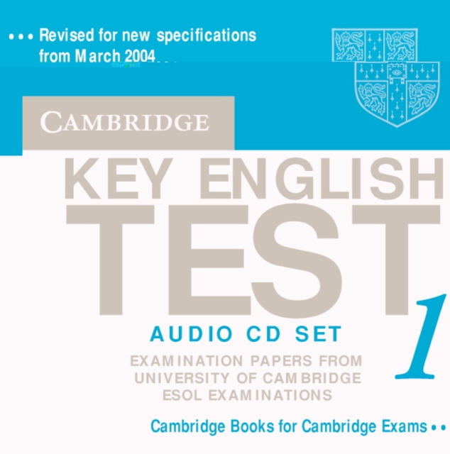 Cambridge Key English Test 1 Audio CD Set (2 CDs) : Examination Papers from the University of Cambridge ESOL Examinations, CD-Audio Book