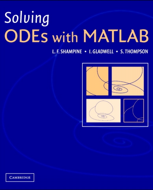 Solving ODEs with MATLAB, Paperback / softback Book
