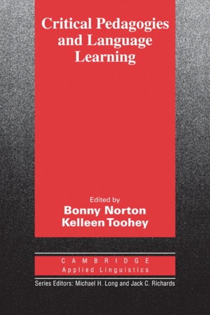 Critical Pedagogies and Language Learning, Paperback / softback Book