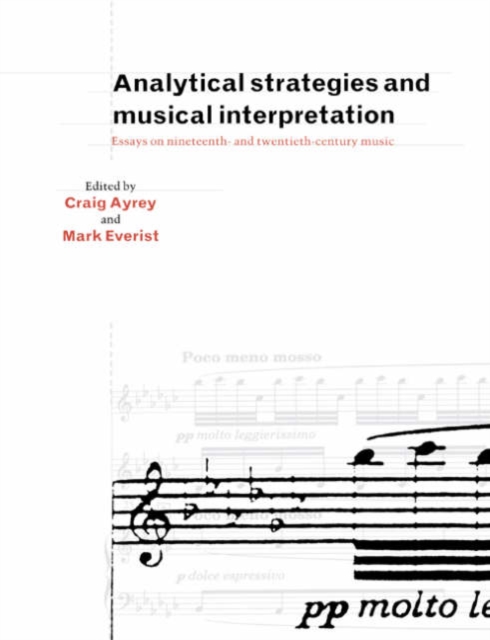 Analytical Strategies and Musical Interpretation : Essays on Nineteenth- and Twentieth-Century Music, Paperback / softback Book