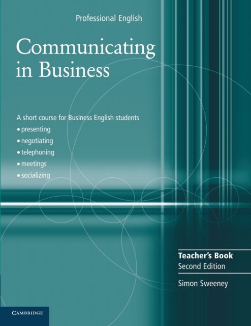Communicating in Business Teacher's Book, Paperback / softback Book