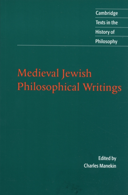 Medieval Jewish Philosophical Writings, Paperback / softback Book