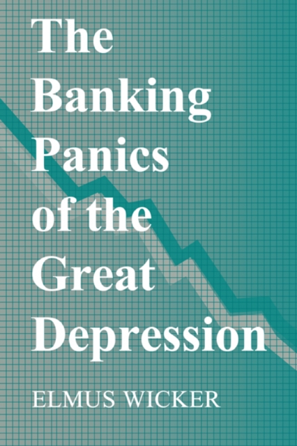 The Banking Panics of the Great Depression, Hardback Book