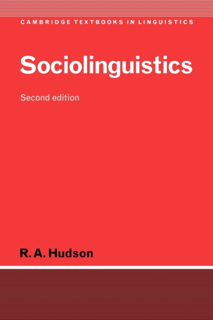 Sociolinguistics, Paperback / softback Book