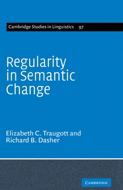 Regularity in Semantic Change, Hardback Book