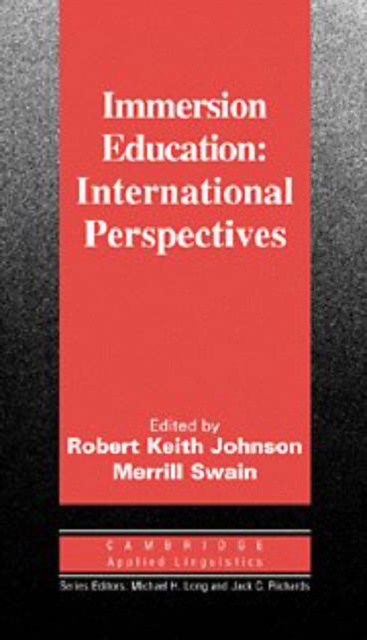 Immersion Education : International Perspectives, Hardback Book