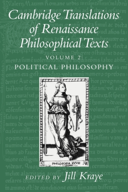 Cambridge Translations of Renaissance Philosophical Texts, Paperback / softback Book