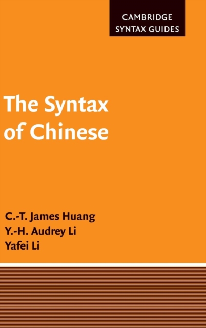 The Syntax of Chinese, Hardback Book