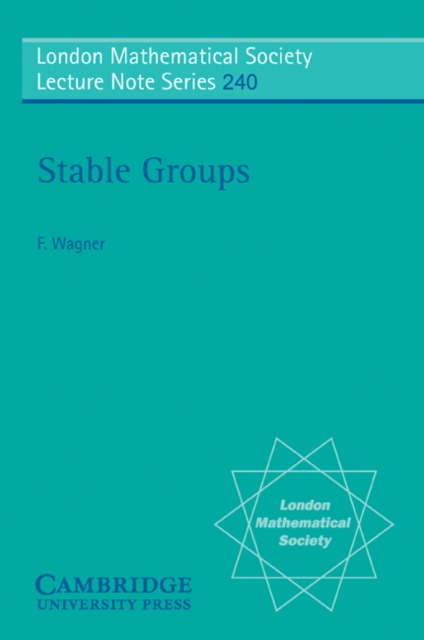 Stable Groups, Paperback / softback Book