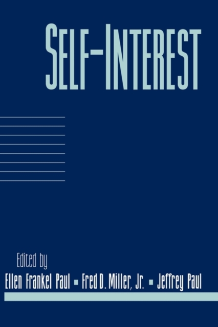 Self-Interest: Volume 14, Part 1, Paperback / softback Book