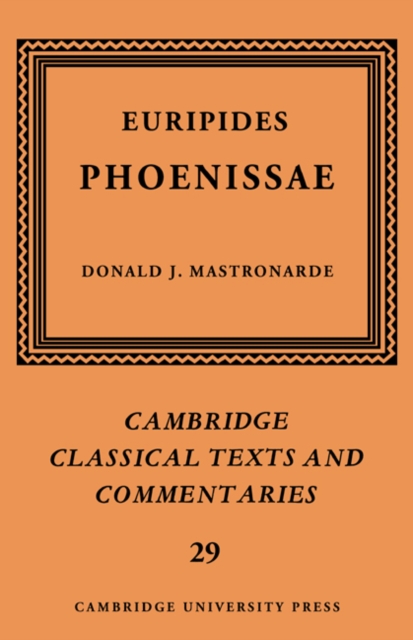 Euripides: Phoenissae, Paperback / softback Book