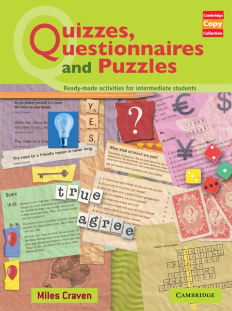 Quizzes, Questionnaires and Puzzles, Spiral bound Book