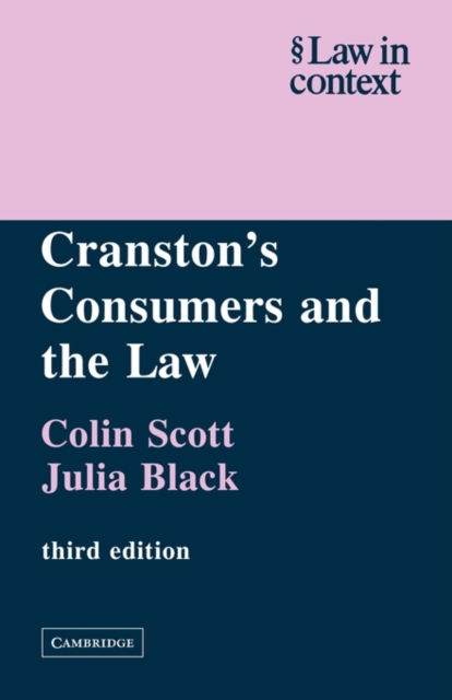 Cranston's Consumers and the Law, Paperback / softback Book