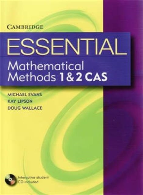Essential Mathematical Methods CAS 1 and 2 with Student CD-ROM, Mixed media product Book
