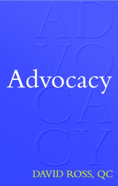 Advocacy, Paperback Book