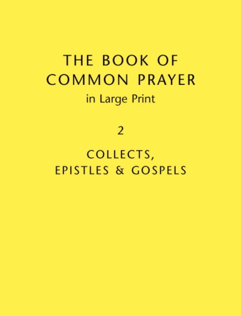 Book of Common Prayer, Large Print Edition, CP800 : Volume 2, Hardback Book