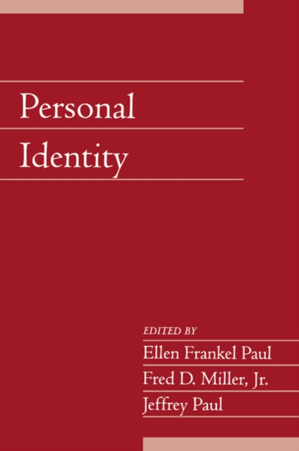 Personal Identity: Volume 22, Part 2, Paperback / softback Book