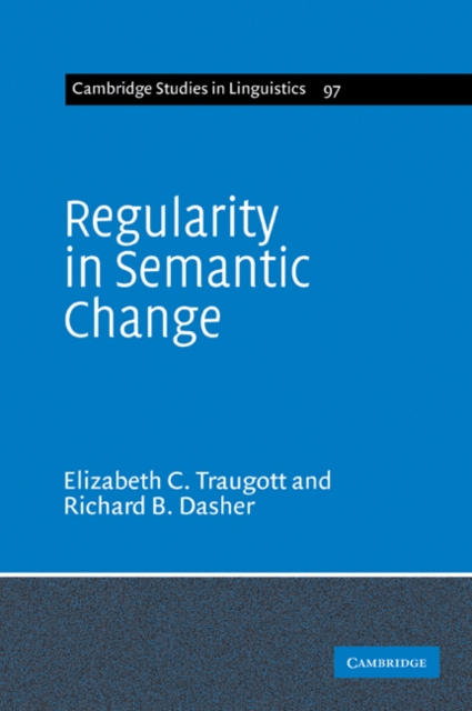 Regularity in Semantic Change, Paperback / softback Book