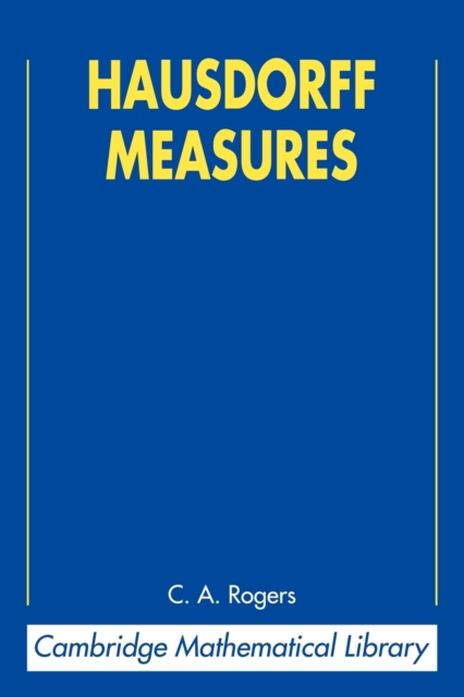 Hausdorff Measures, Paperback / softback Book