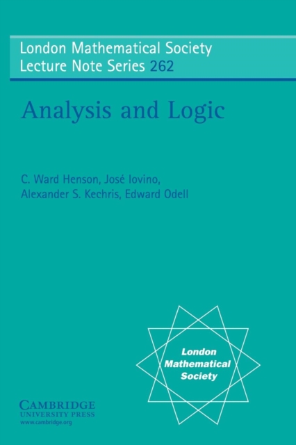 Analysis and Logic, Paperback / softback Book