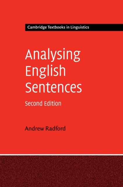 Analysing English Sentences, Hardback Book