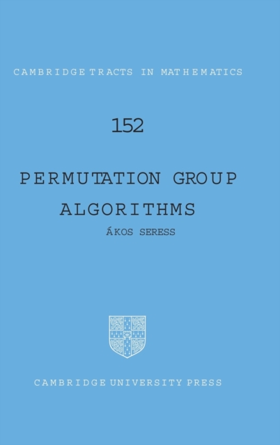 Permutation Group Algorithms, Hardback Book
