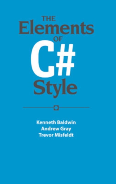 The Elements of C# Style, Paperback / softback Book