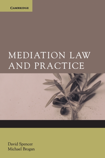Mediation Law and Practice, Paperback / softback Book