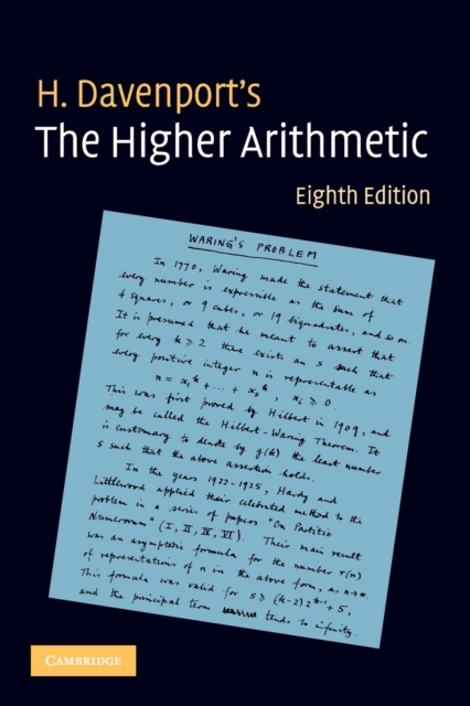 The Higher Arithmetic : An Introduction to the Theory of Numbers, Paperback / softback Book