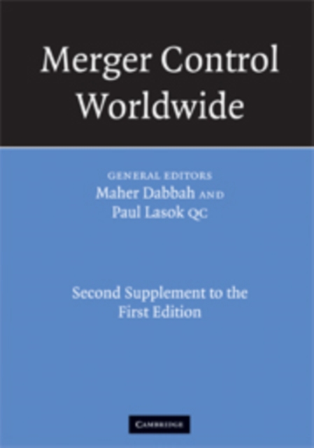 Merger Control Worldwide : Second Supplement to the First Edition, Paperback / softback Book