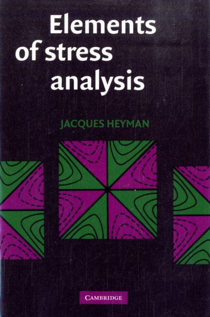 Elements of Stress Analysis, Paperback / softback Book