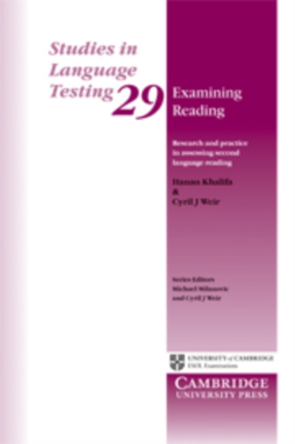 Examining Reading : Research and Practice in Assessing Second Language Reading, Paperback / softback Book