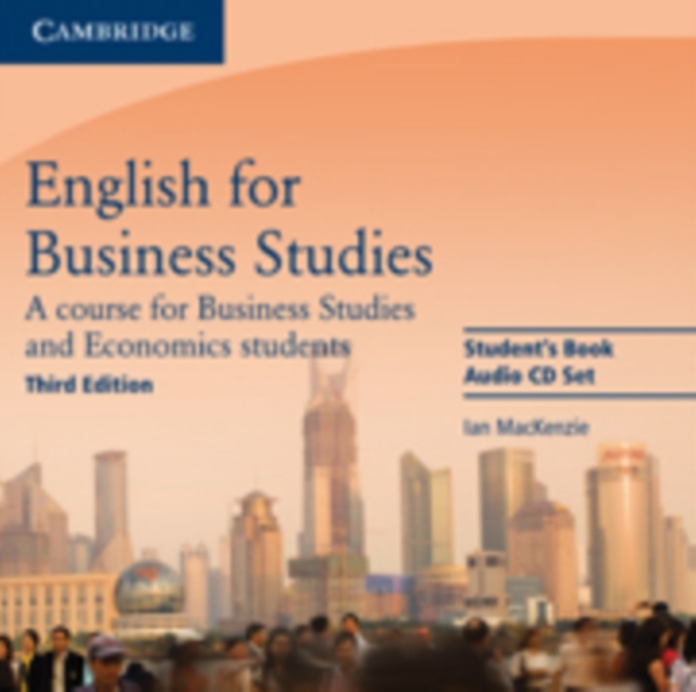English for Business Studies Audio CDs (2) : A Course for Business Studies and Economics Students, CD-Audio Book