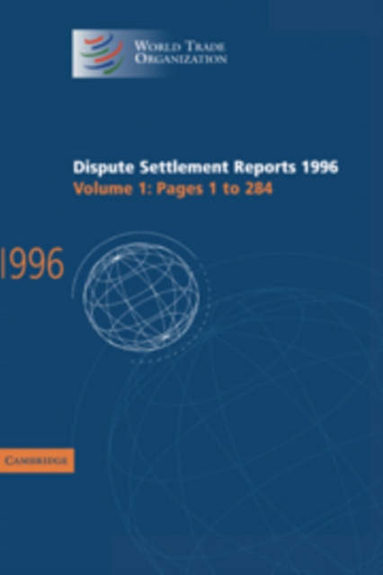 Dispute Settlement Reports 1996, Hardback Book