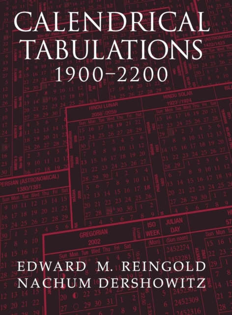 Calendrical Tabulations, 1900-2200, Hardback Book