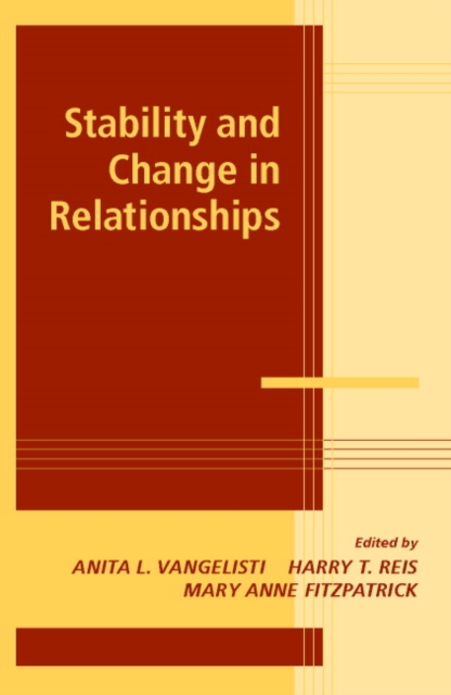 Stability and Change in Relationships, Hardback Book