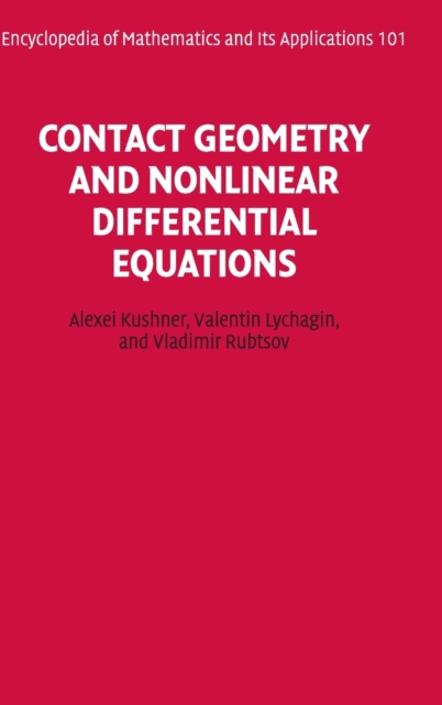 Contact Geometry and Nonlinear Differential Equations, Hardback Book
